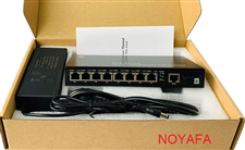 Bộ chuyển đổi quang điện POE GNC-6109GE-20 (8 POE + 1J45 + 1 fiber) 10/100/1000Mbps