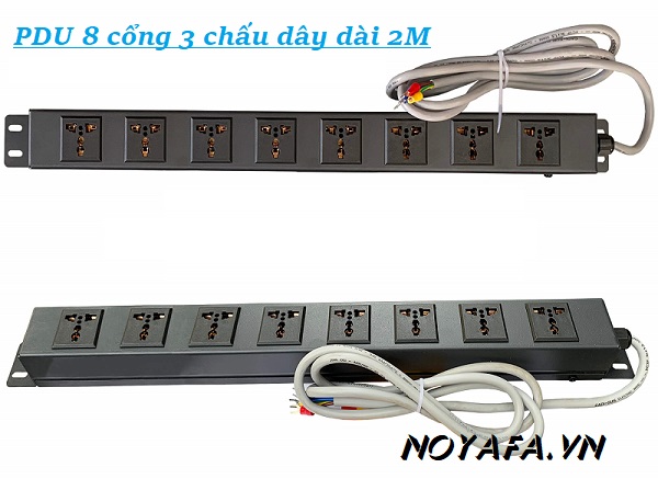 PDU 8 cổng đa năng dây dài 2M 