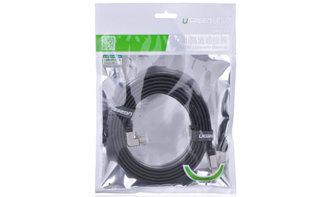 Cáp HDMI Dẹt Gập 90 độ UG 10277