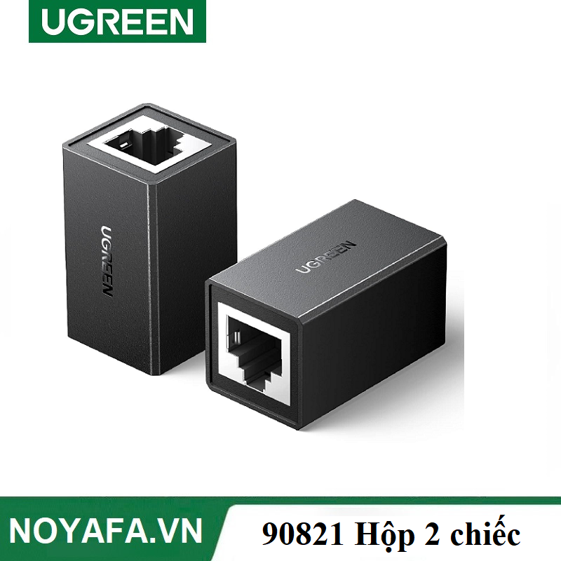 UGREEN  90821 Bộ ghép nối RJ45 Hộp 2 cái (Đen) cao cấp