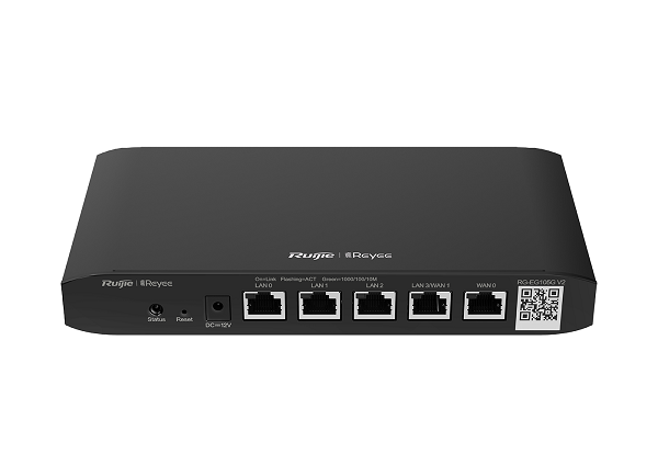 Bộ định tuyến quản lý đám mây Gigabit 5 cổng hỗ trợ tối đa 2 WAN, 100 người dùng , 600Mbps. cao cấp
