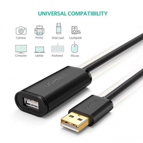 Cáp USB nối dài 10m UGREEN 