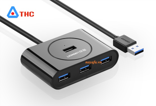 Hub USB 3.0, bộ chia 4 cổng dài 1m Ugreen UG-20282 cao cấp