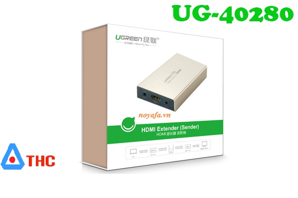 Bộ kéo dài 120M qua cáp mạng Lan Ugreen 40284