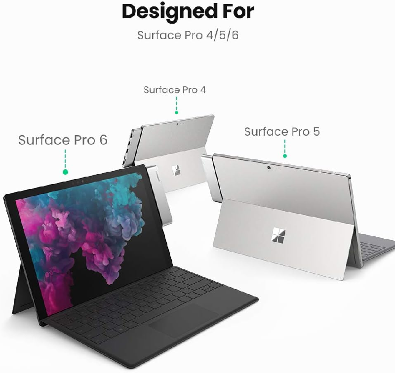 UGREEN 70338 Bộ chuyển đổi đa chức năng  vỏ nhôm Surface Pro cao cấp