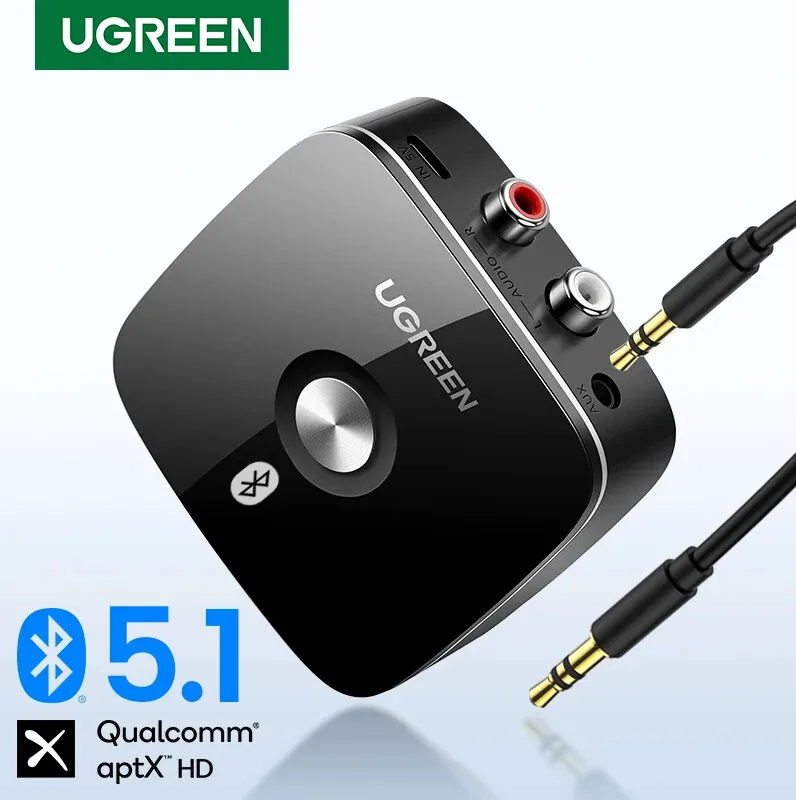 Ugreen 40759 Bộ nhận Bluetooth 5.0 cho Loa, Amply cao cấp, có APTX cao cấp