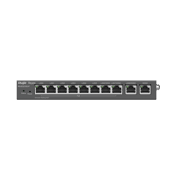 Bộ định tuyến RG-EG210G-P Cổng Gigabit Cloud Managed 10 cổng chính hãng