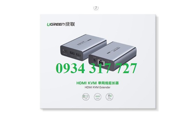 Hình Ảnh Sản Phẩm : Bộ kéo dài HDMI sang Lan Ugreen 50739