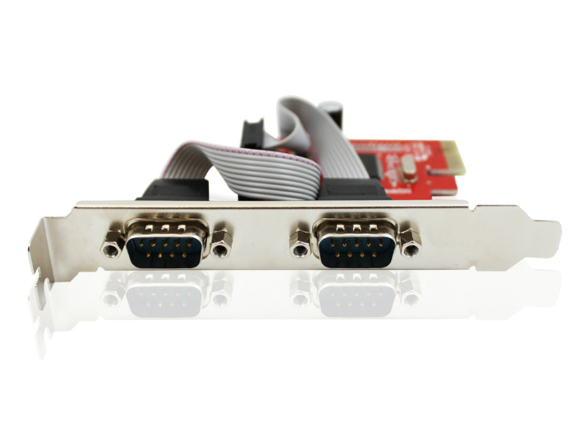 Card PCI-e to 2 cổng Com (RS232) Unitek Y-7504