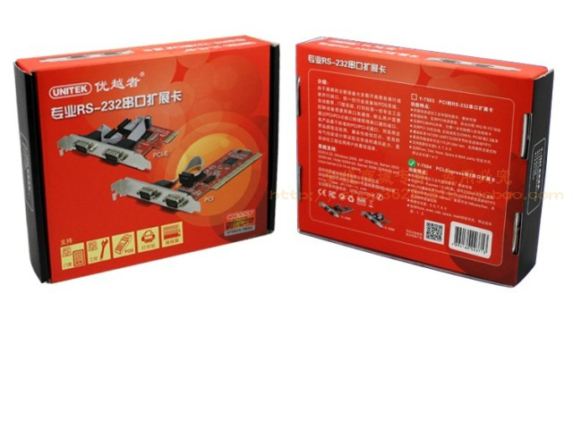 Card PCI-e to 2 cổng Com (RS232) Unitek Y-7504