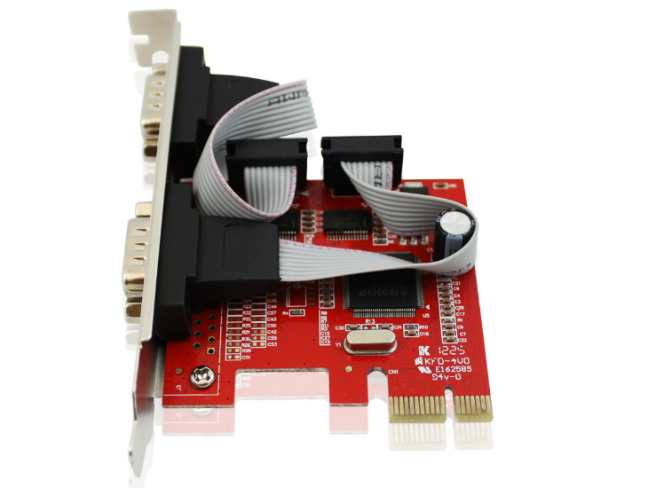 Card PCI-e to 2 cổng Com (RS232) Unitek Y-7504