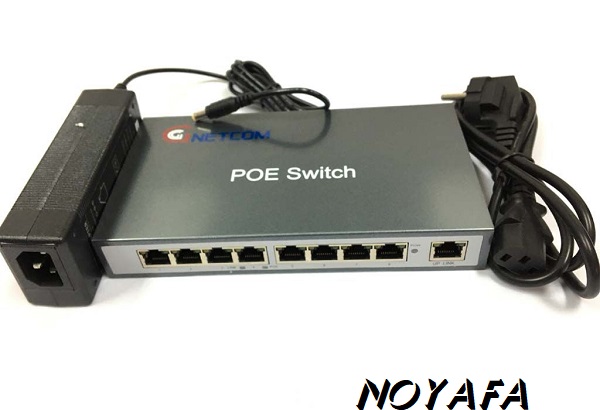 Switch Poe 8 cổng Gnetcom HL-POE11008PS