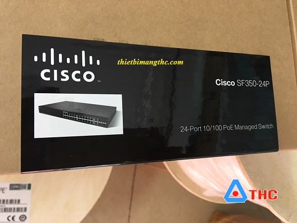 Thiết bị chia mạng Cisco SF350-24P-K9-EU POE Managed Switch