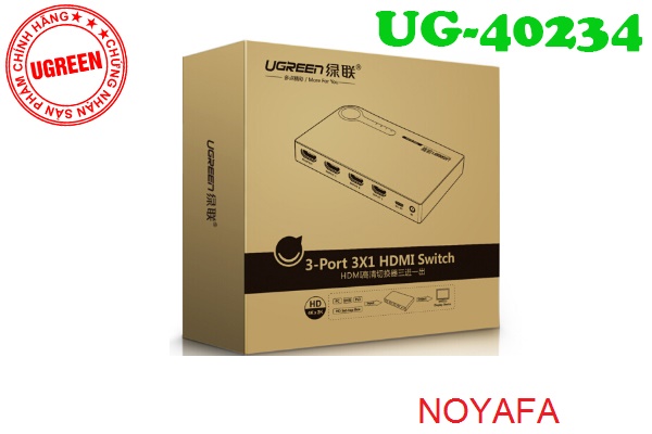 Bộ gộp HDMI 3 vào 1 Ra UGREEN