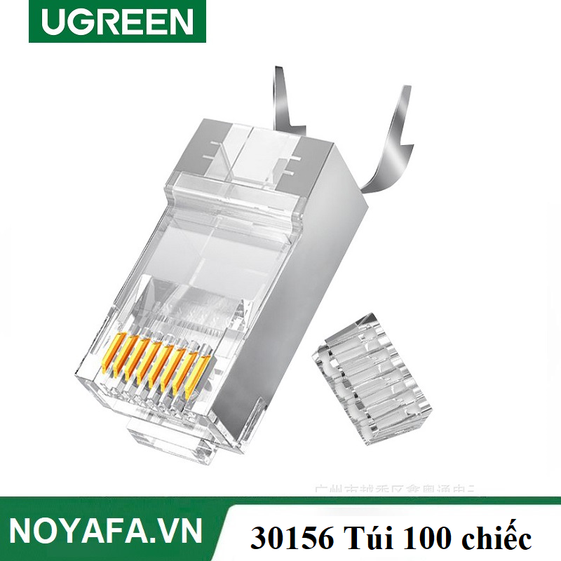 UGREEN 30156 Đầu bấm mạng Cat5 UTP RJ45 100 chiếc cao cấp