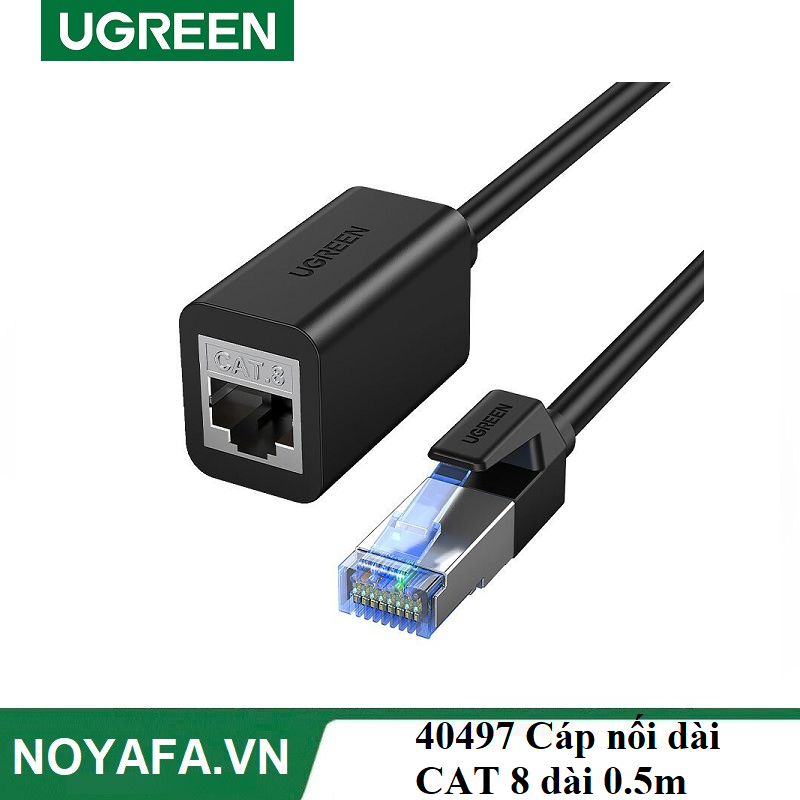 UGREEN 40497 Cáp nối dài mạng Lan CAT 8 dài 0.5m NW192 cao cấp