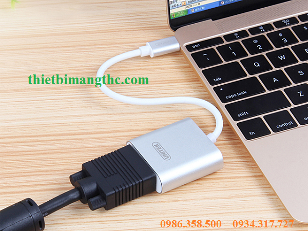 Dây cáp chuyển đổi USB Type C to VGA Unitek Y-6308