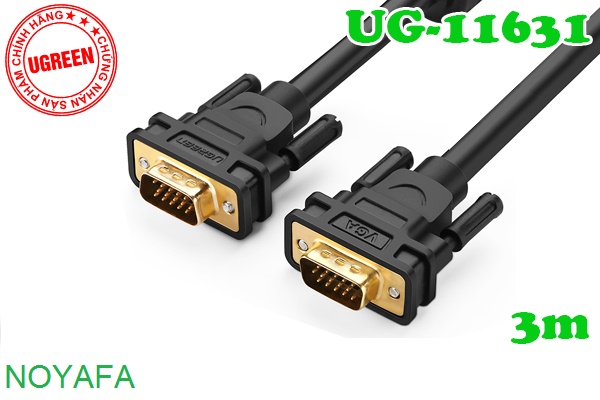 Cáp VGA 3M ugreen chính hãng