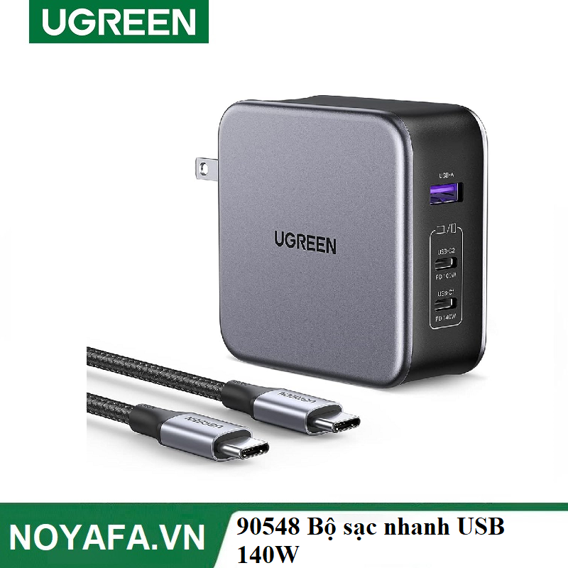 UGREEN 90548 Bộ sạc nhanh USB 140W thích hợp cho Macbook iPhone 13 12 11 cao cấp