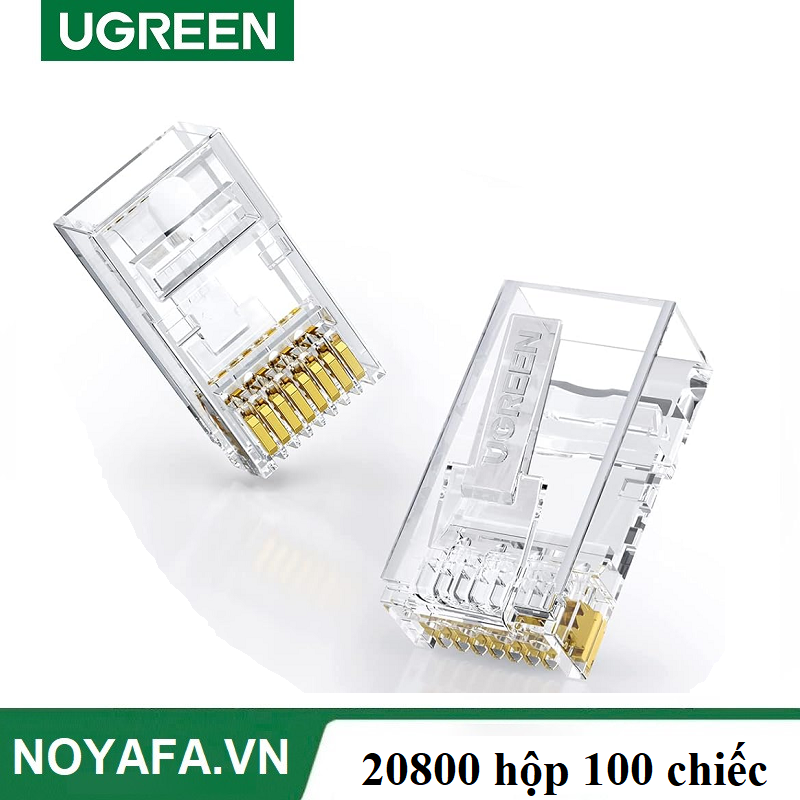 Ugreen 20800 Hạt mạng CAT6 xuyên thấu hộp 100 chiếc cao cấp