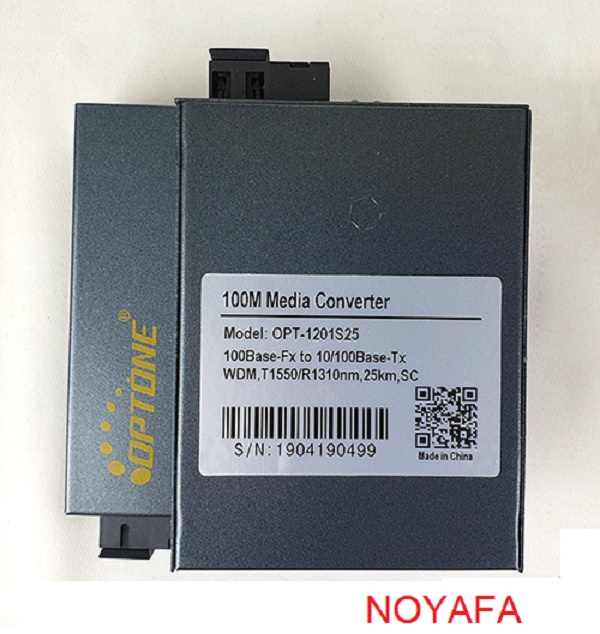 Converter Quang Optone 1 sợi OPT-1201S25 - 10/100Mbps