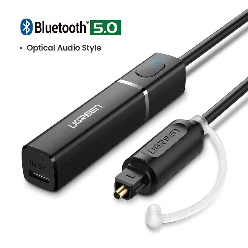 Ugreen 50213, Bộ phát Bluetooth 5.0 Âm thanh quang học APTX LL SPDIF 3,5mm cho TV PC