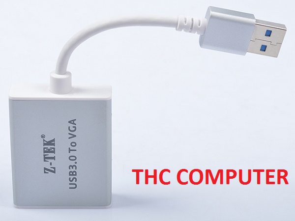 Cáp usb 3.0 to Vga Ztek ZY197  Cao cấp