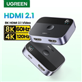 Bộ chia HDMI 2 vào 1 ra & 1 vào 2 ra UGREEN 90385A hỗ trợ 8K@60Hz