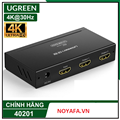 Bộ chia HDMI Ugreen 40201EU hỗ trợ 4K@30Hz, FullHD 1080p@60Hz cao cấp