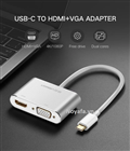 Bộ chuyển đổi USB-C sang HDMI + VGA UGREEN 50505 hỗ trợ sạc PD (màu bạc)