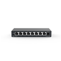 Bộ chuyển mạch không quản lý 8 cổng, 8 cổng Ethernet RJ45 10/100base-t, Vỏ thép chính hãng