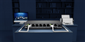 Bộ chuyển mạch không quản lý 8 cổng, 8 cổng Ethernet RJ45 10/100base-t, Vỏ thép chính hãng