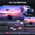 Bộ gộp HDMI 3 vào 1 ra UGREEN 15604 hỗ trợ 8K@60Hz