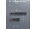 Bộ gộp HDMI vào 3 ra 1 UGREEN 50709US hỗ trợ 4K@60Hz