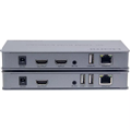 Bộ khuếch đại tín hiệu HDMI KVM 4K 30Hz qua cáp mạng 120M có USB HL-HDMI-120M-4K HOLINK
