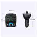 Bộ Sạc Ô Tô Bluetooth Ugreen 80910 Đa Năng 3 Cổng, Phát Nhạc MP3
