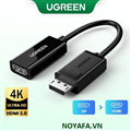 Cáp chuyển Displayport sang HDMI 4K60Hz Ugreen 70694 MM137 cao cấp