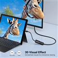 Cáp chuyển đổi micro HDMI sang HDMI âm dài 20cm Ugreen 20134 cao cấp