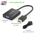 Cáp chuyển HDMI sang VGA có âm thanh UGREEN 40233 màu đen chính hãng