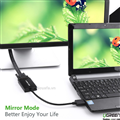 Cáp chuyển HDMI sang VGA có âm thanh UGREEN 40233 màu đen chính hãng