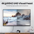 Cáp chuyển Mini HDMI sang HDMI 2.0 4K60Hz Ugreen 90593 cao cấp