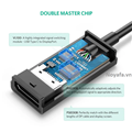Cáp chuyển USB-C sang DisplayPort UGREEN 40372 màu trắng chính hãng