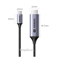 Cáp chuyển USB-C sang HDMI 8K UGREEN 90451 dài 1.5m - Hỗ trợ độ phân giải siêu nét