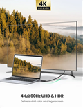 Cáp chuyển USB-C sang HDMI UGREEN 70450 màu xám Space Gray chính hãng