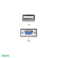 Cáp Chuyển USB Sang Cổng COM RS232 DB9 UGREEN 1.5m - Mã 20201