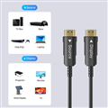 Cáp HDMI 2.0 sợi quang 15M UNITEK 4K@60Hz HDR, Dolby Vision, HDCP2.2, ARC, 3D,18GB cao cấp