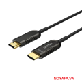 Cáp HDMI 2.0 sợi quang 50M UNITEK  Y-C1033BK Ultra HD 4K@60Hz Hỗ trợ ARC, HEC và CEC cao cấp