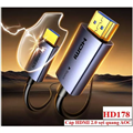 Cáp HDMI 2.0 Sợi Quang AOC Ugreen HD178 45512 dài 100M Hỗ Trợ 4K@60Hz cao cấp
