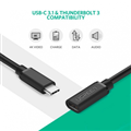 Cáp nối dài USB-C UGREEN 10387 1m - Hỗ trợ sạc nhanh 100W, truyền dữ liệu 10Gbps
