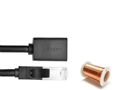 Cáp nối mạng Ugreen RJ45 CAT 6 đực cái 1m (Chống nhiễu FTP, Mã 11279)